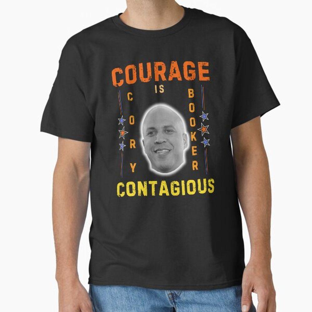 Courage Is Contagiouscory Booker Awesome Shirt Courage Is Contagiouscory Booker Awesome Shirt